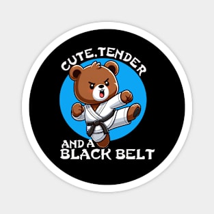 Cute, Tender and Black Belt Magnet